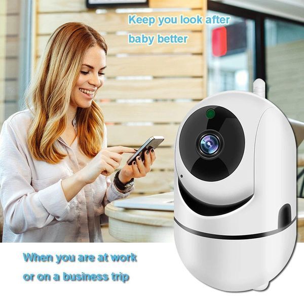 Wi-Fi радіоняня з камерою 1080P HD двостороннє аудіо нічне бачення домашня безпека + картка пам'яті 32GB 4000098340754 фото