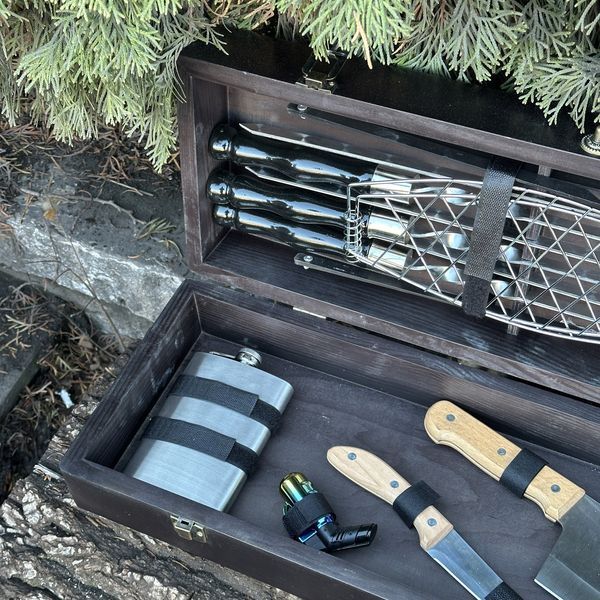 Подарунковий набір Mzavod Майстер BBQ чорний 2457263786 фото