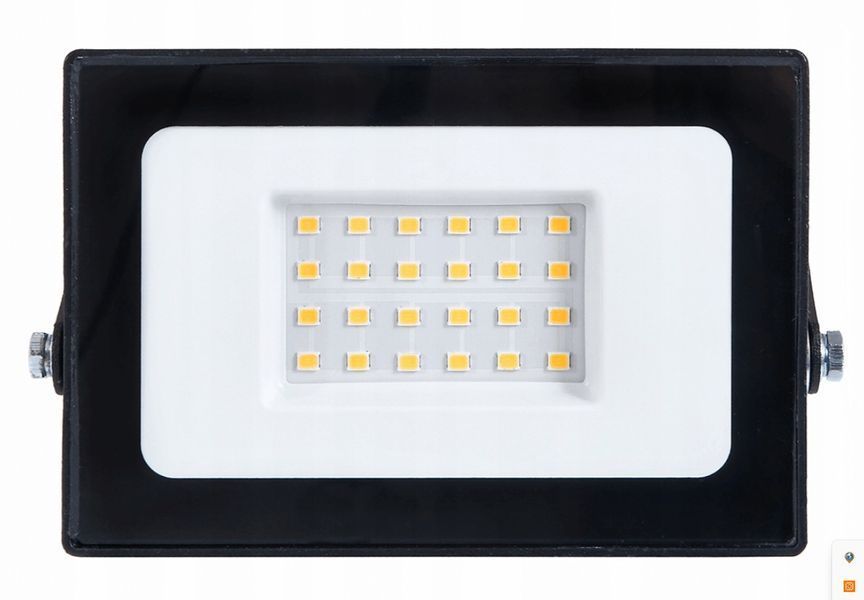 Світлодіодний LED прожектор Masterled Tiga 20 Вт (IP65, чорний, нейтральне світло 4000K) &mdash; Зовнішній вуличний прожектор 10980355910-8 фото