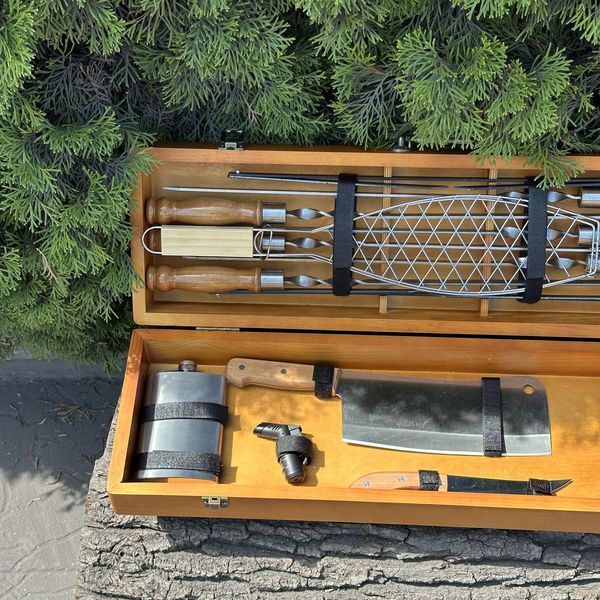 Подарунковий набір Mzavod Майстер BBQ світлий 2739754998 фото
