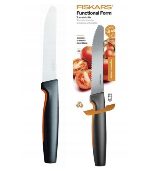 Ніж для помідорів Fiskars 12 см з зубчастим лезом 824104 фото